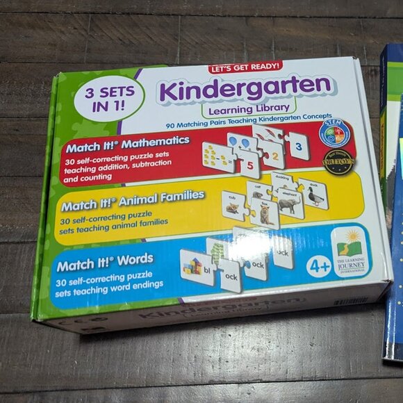 Let’s Get Ready Kindergarten Learning Library (3 sets in 1) - Picture 1 of 4